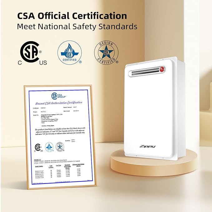 Tankless water heaters